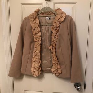 JCREW Wool and Silk Blazer, Blush Color